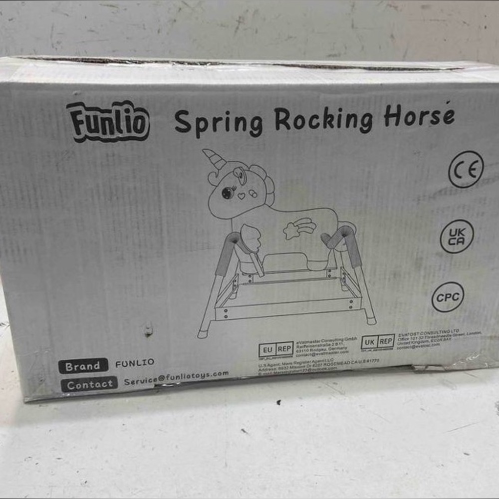 Pink Unicorn Spring Rocking Horse - Picture 6 of 6